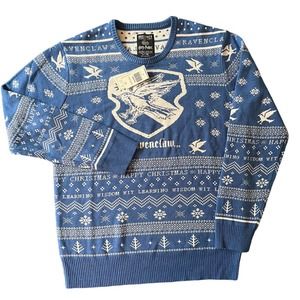 Harry Potter Ravenclaw Christmas Holiday Sweater Size Large BoxLunch NWT